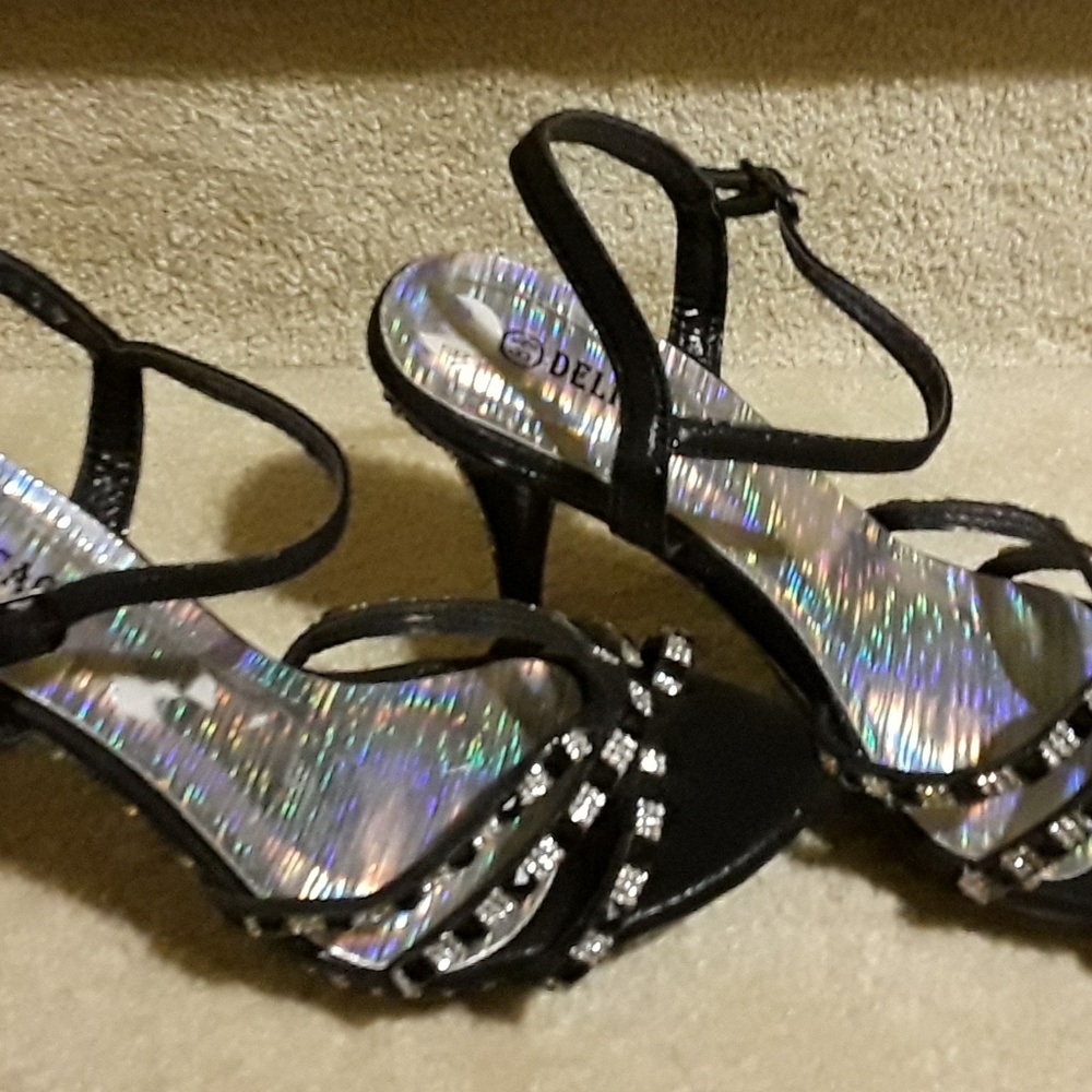 Black high heels